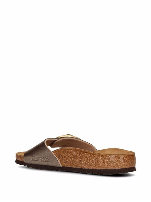Ciabatte Birkenstock Madrid Big Buckle color bronzo taupe con finitura satinata BIRKENSTOCK | MADRID BIG1016237